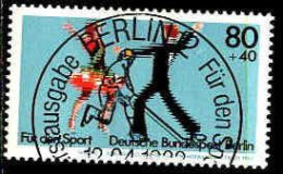 Berlin Poste Obl Yv:659/660 Pour Le Sport Danse & Hockey Sur Glace (TB Cachet Rond) - Gebraucht