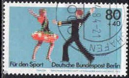 Berlin Poste Obl Yv:659/660 Pour Le Sport Danse & Hockey Sur Glace (Beau Cachet Rond) - Gebraucht