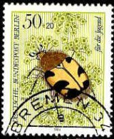 Berlin Poste Obl Yv:673/676 Pour La Jeunesse Insectes (Beau Cachet Rond) - Usados