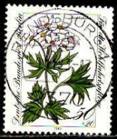 Berlin Poste Obl Yv:664/667 Bienfaisance Fleurs Des Alpes (TB Cachet Rond) - Usati