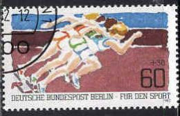 Berlin Poste Obl Yv:625/626 Pour Le Sport Sourse & Volley-ball (Beau Cachet Rond) - Usados