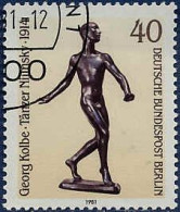 Berlin Poste Obl Yv:617/619 Art & Culture Sculptures (beau Cachet Rond) - Used Stamps