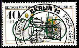 Berlin Poste Obl Yv:621/624 Pour La Jeunesse Voitures Anciennes (TB Cachet Rond) - Used Stamps