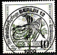 Berlin Poste Obl Yv:590/593 Bienfaisance Herbes Des Champs (TB Cachet Rond) - Usados