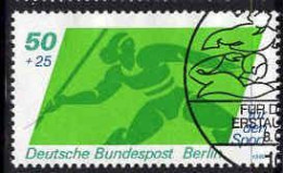 Berlin Poste Obl Yv:582/584 Pour Le Sport Javelot Haltérophilie & Water Polo (TB Cachet Rond) - Used Stamps