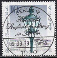 Berlin Poste Obl Yv:563/566 Tricentenaire Eclairage Public à Berlin Fdc 9-8-79 (TB Cachet à Date) - Usados