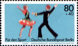 Berlin Poste N** Yv:659/660 Pour Le Sport Danse & Hockey Sur Glace - Ungebraucht