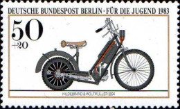 Berlin Poste N** Yv:655/658 Pour La Jeunesse Motocyclettes - Ongebruikt