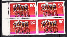 Berlin Poste N** Yv:528/529 Pour Le Sport Cyclisme & Escrime (Bloc De 4) - Unused Stamps