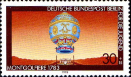 Berlin Poste N** Yv:524/527 Pour La Jeunesse Aéronautique - Unused Stamps