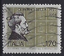 Italy 1977  Quintino Sella  (o) Mi.1591 - 1971-80: Oblitérés