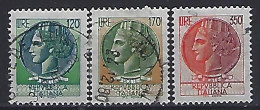 Italy 1977  Italia Turrita  (o) Mi.1592-1594 - 1971-80: Usati