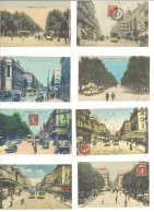 MARSEILLE - Lot De 8 CPA - Vues Diverses Dont Animations Bons Plans - Tramways, Commerces, Autos ... ..    (125378) - Non Classés