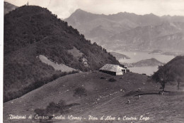 Cartolina Cerano Intelvi ( Como ) Pian D'alpe E Centro Lago - Como