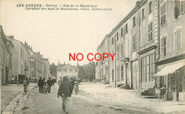 88 DARNEY. Rue République Carrefour Rues Bourbonne, Vittel Et Contrexéville 1918 - Darney