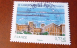 5163  OBLITERATION RONDE SUR TIMBRE NEUF CHERBOURG - Used Stamps