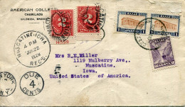 1928 Greece Salonica American College Postage Due To USA - Otros & Sin Clasificación