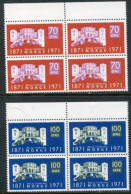 NORWAY 1971 Introduction Of Parliamentary Terms Blocks Of 4 MNH / **.  Michel 621-22 - Neufs