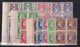 D 810 / LOT N° 670/681 BLOC DE 4 NEUF** COTE 9.60€ - Collections