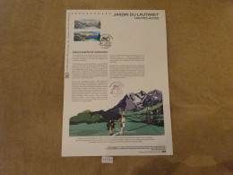 2024 DOCUMENT 1,29 EURO " JARDIN DU LAUTARET HAUTES ALPES "  OBLITÉRATION 1ER JOUR 10.05.2024 BRIANÇON (05) - Documenten Van De Post