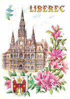 72848963 Liberec Rathaus Blumen Kuenstlerkarte Liberec - Czech Republic