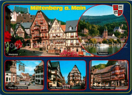 72848943 Miltenberg Main Marktplatz Fachwerkhaeuser Hotel Riesen Miltenberg - Andere & Zonder Classificatie