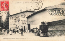 Lamure * Route , Hôtel Du Pont De La Feuilletière DESCOURS * Attelage - Lamure Sur Azergues