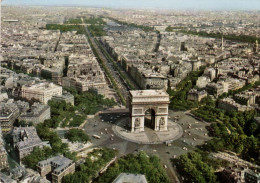 PARIS - Vue Aériénne  L'Arc De Triomphe - Triumphbogen