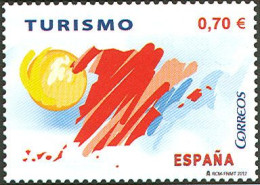 España 2012 Edifil 4690 Sello ** Turismo Español Mapa Y Sol Michel 4676 Yvert 4381 Spain Stamp Timbre Espagne Briefmarke - Neufs