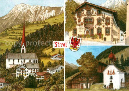 72848858 Oetz Mit Tschirgant Gasthaus Renaissancemalerei 16. Jhdt. Tiroler Kapel - Altri & Non Classificati