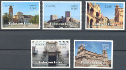 España 2012 Edifil 4691/5 Sellos ** Todos Con Lorca Santuario Virgen De Las Huertas, Castillo, Ayuntamiento, Palacio De - Unused Stamps