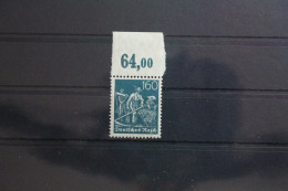 Deutsches Reich 170 A P Postfrisch Oberrand #TH250 - Altri & Non Classificati