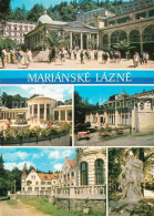 72848787 Marianske Lazne Kreuzbrunnen Kolonnade Rudolf Quelle Kurhaus Skulptur S - Tschechische Republik