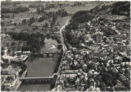 CPSM - Format 10,5 X 15 Cm - Edit. La Cigogne - TERRASSON - Vue  Aérienne - Terrasson-la-Villedieu