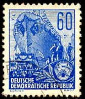 Rda Poste Obl Yv: 160 Mi:420 Chantier Naval (Beau Cachet Rond) - Used Stamps