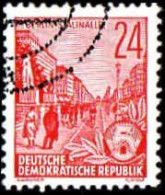 Rda Poste Obl Yv: 155 Mi:414 Berlin Stalinallee (Beau Cachet Rond) - Usati