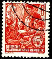 Rda Poste Obl Yv: 151 Mi:408 Etudiants & Karl Marx (Beau Cachet Rond) - Gebraucht