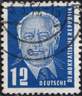 Rda Poste Obl Yv:  70 Mi:323 Wilhelm Pieck (Beau Cachet Rond) - Used Stamps