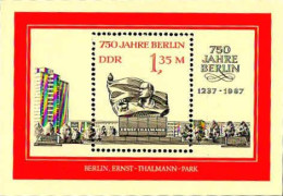 Rda Bloc N** Yv: 88 Mi:89 Berlin Ernst Thalmann-Park - Autres & Non Classés