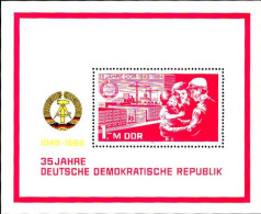 Rda Bloc N** Yv: 76 Mi:78 35.Jahre Deutsche Demokratische Republik - Autres & Non Classés