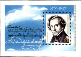 Rda Bloc N** Yv: 74 Mi:76 Felix Mendelssohn Bartholdy - Andere & Zonder Classificatie