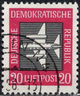 Rda Avion Obl Yv:2 Mi:610Y Avion Biréacteur (TB Cachet Rond) - Used Stamps