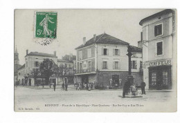 24 MONPONT QUINCAILLERIE GENDRE COIFFEUR PLACE GAMBETTA   ANIMATION    BEAU PLAN - Autres & Non Classés