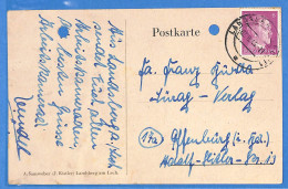 Allemagne Reich 1944 - Carte Postale De Landsberg - G33173 - Briefe U. Dokumente