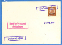 Allemagne Reich 1940 - Carte Postale De Diedenhofen (Thionville) - G33177 - Briefe U. Dokumente