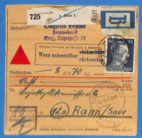 Allemagne Reich 1944 - Carte Postale De Graz - G33167 - Covers & Documents