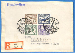 Allemagne Reich 1936 - Lettre Einschreiben De Kiel - G33159 - Cartas & Documentos