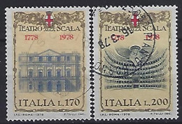 Italy 1978  200 Jahre Mailander Scala  (o) Mi.1598-1599 - 1971-80: Gebraucht