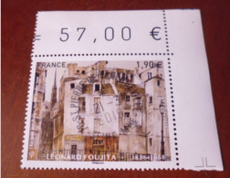 5200.OBLITERATION RONDE SUR TIMBRE NEUF FOUJITA - Used Stamps