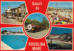CARTOLINA  C14 ROSALINA MARE,ROVIGO,VENETO-SALUTI DA ROSALINA MARE-SOLE,VACANZA,SPIAGGIA,LUNGOMARE,VIAGGIATA 1978 - Padova